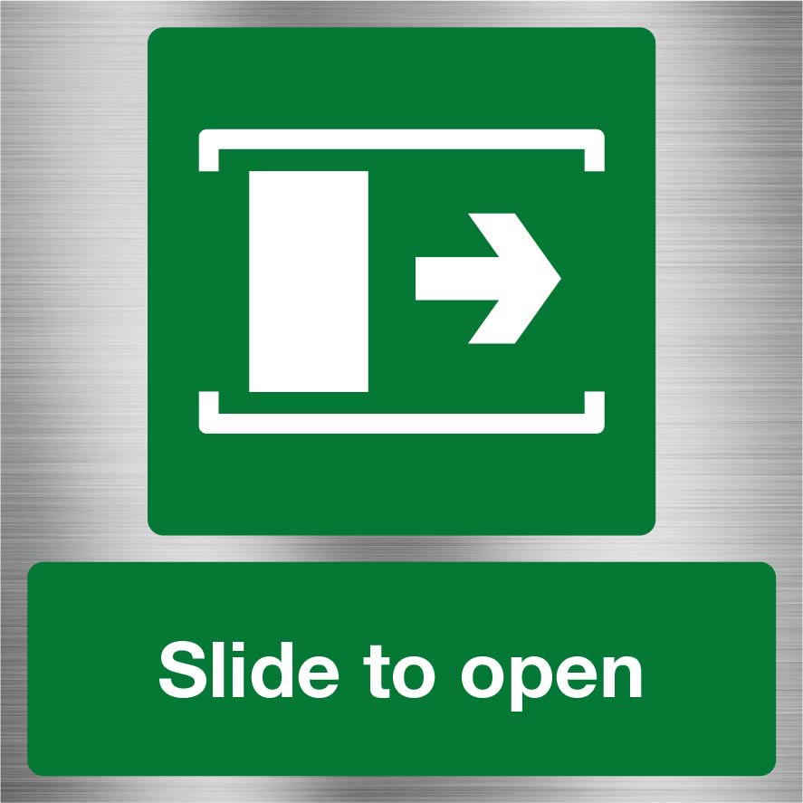 Slide to Open Sign Signbox